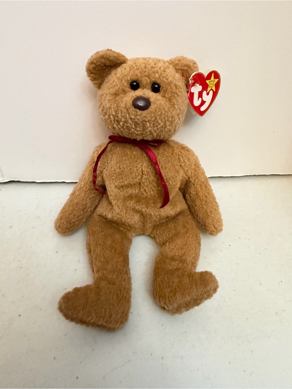 Vintage Rare 1993 Curly Beanie Baby (1996 Tag Misprint)